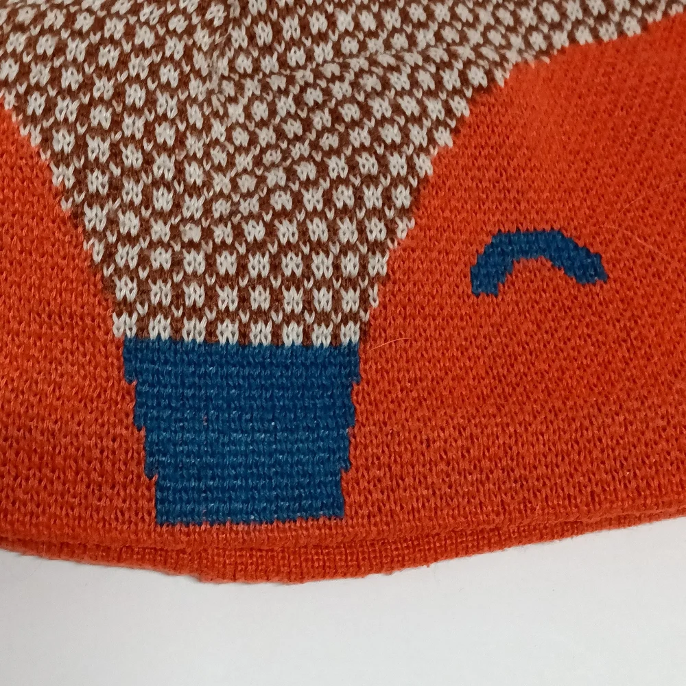 Patagonia Baby Animal Friends Beanie Fox Henna Brown 18-24 Months